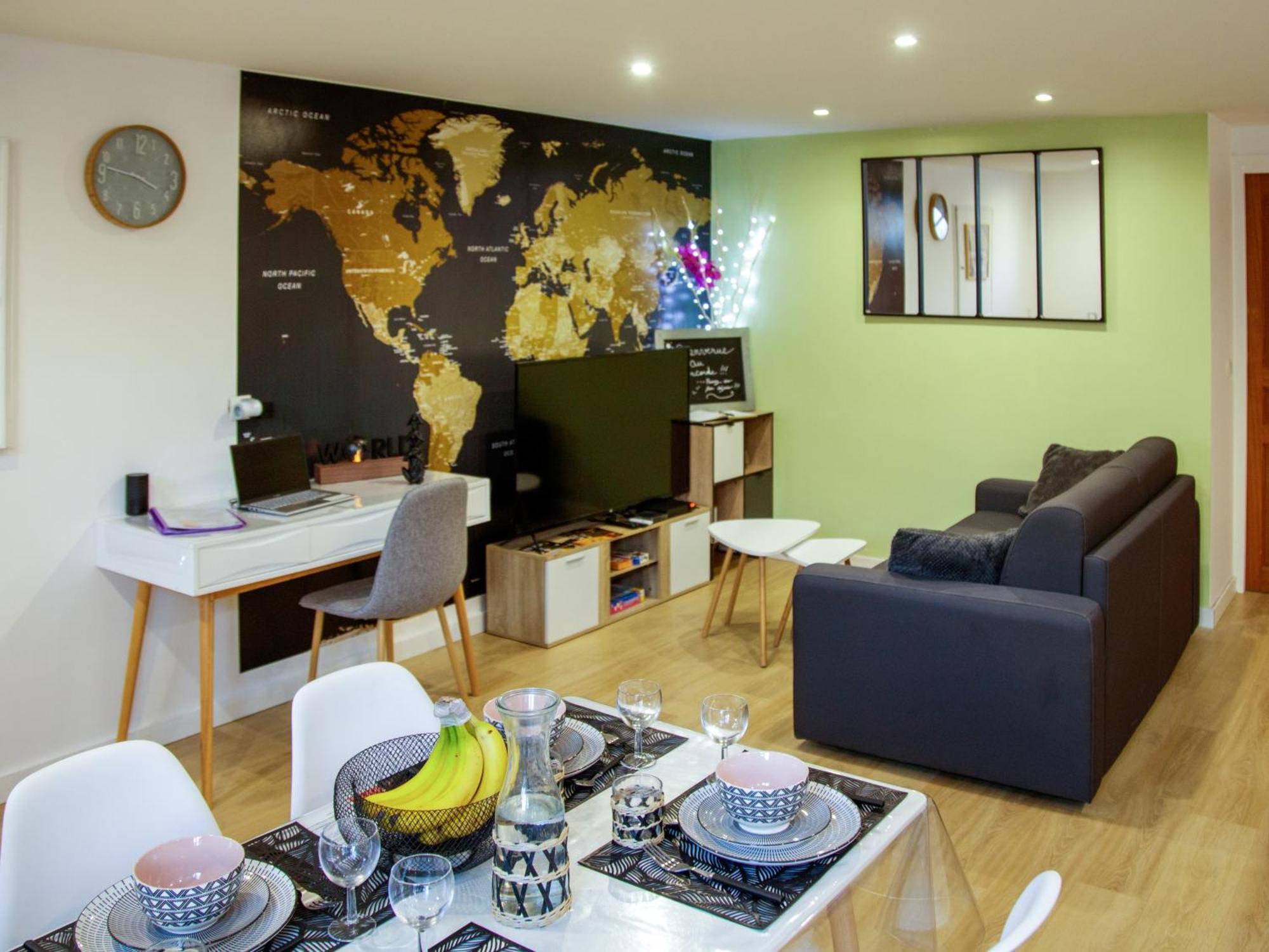 Bram Le Concorde-Wifi-Clim-Parking-3Etoiles-Ockeys 아파트 외부 사진