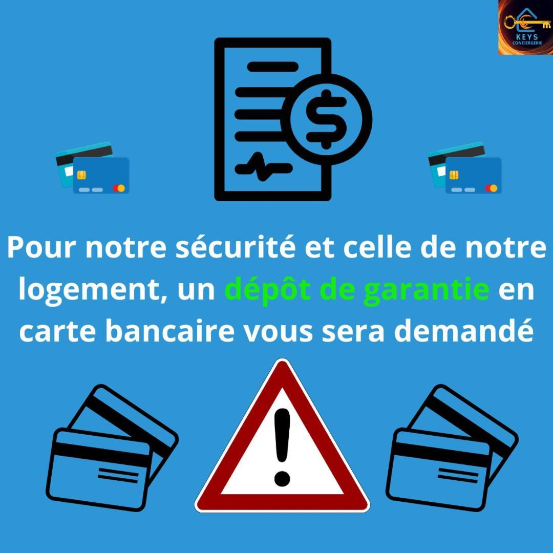 Bram Le Concorde-Wifi-Clim-Parking-3Etoiles-Ockeys 아파트 외부 사진