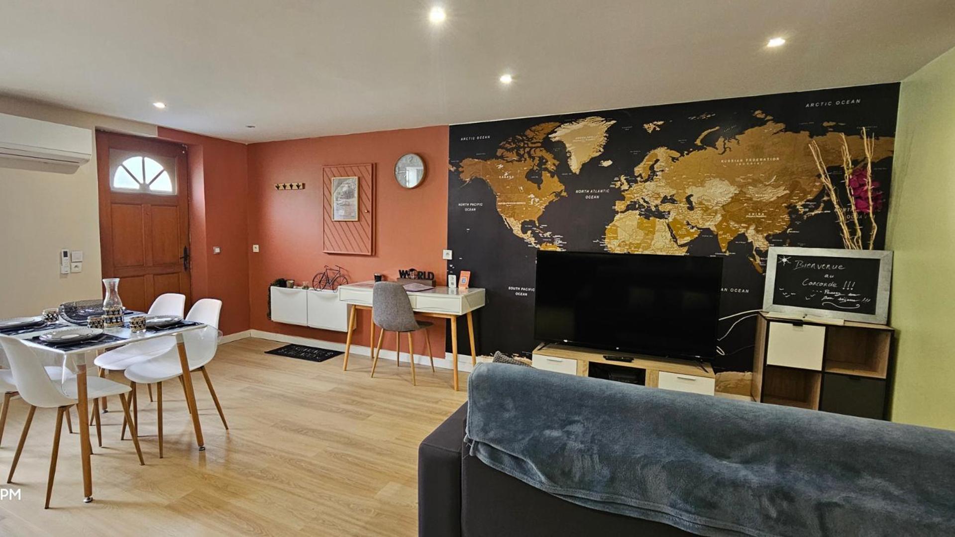 Bram Le Concorde-Wifi-Clim-Parking-3Etoiles-Ockeys 아파트 외부 사진